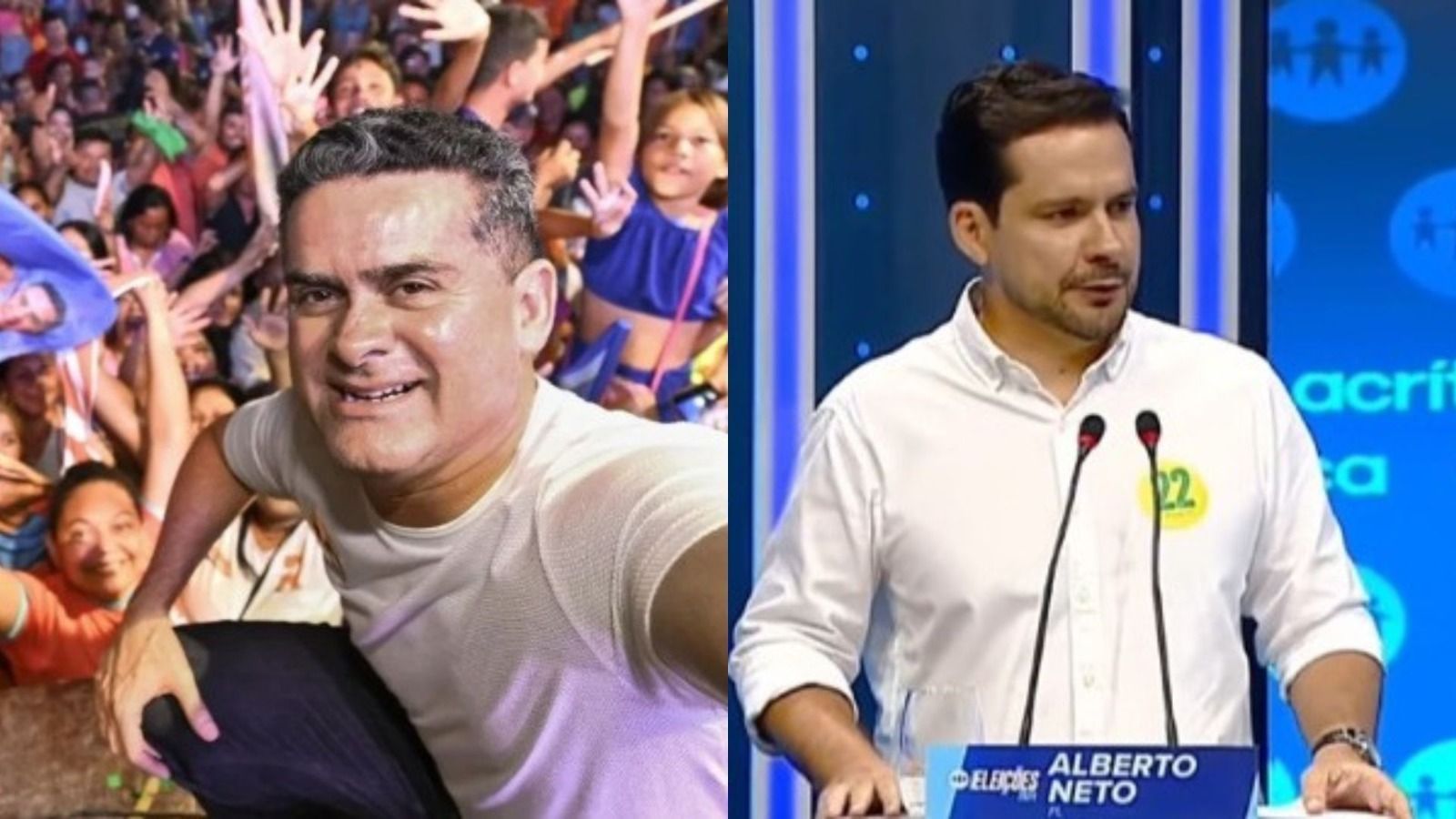 Eleição em Manaus (AM): veja como está a disputa entre David Almeida (Avante) e Capitão Alberto Neto (PL)