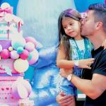 Após polêmica com Maíra Cardi, Arthur Aguiar organiza festão para a filha
