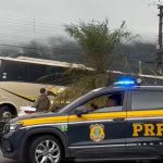 Comboio da Máfia Azul retorna a BH com escolta da PRF após emboscada da Mancha