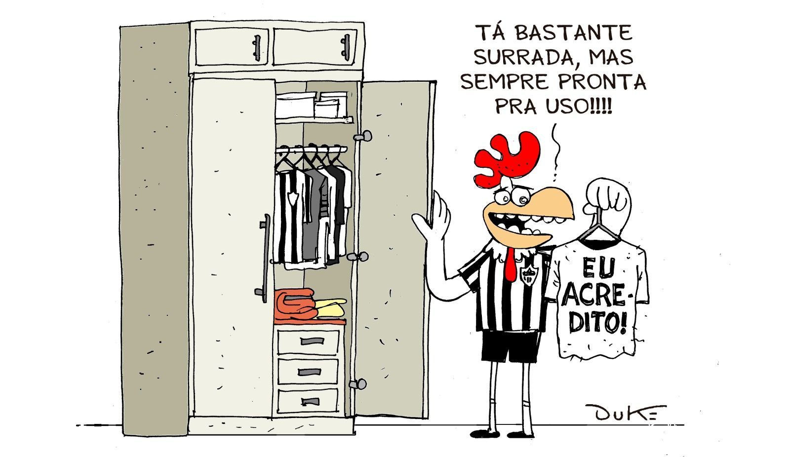 Charge do Duke: 'Eu acredito'