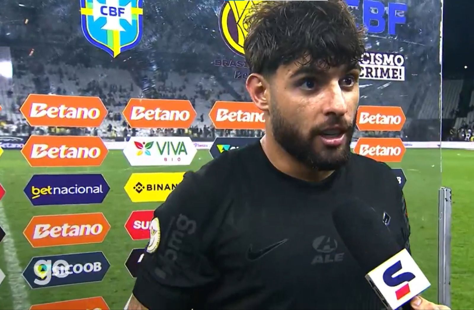 Corinthians x Palmeiras: Yuri revela que quase quebrou o pé ao chutar cabeça de porco