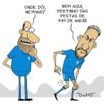 Charge do Duke: a lesão de Neymar