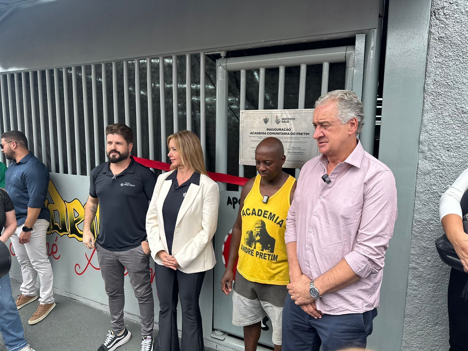 Instituto Galo, do Atlético, reinaugura academia comunitária em Belo Horizonte