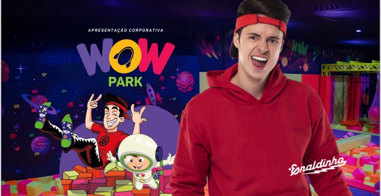 Wow Park e Enaldinho juntos no parque intergalático