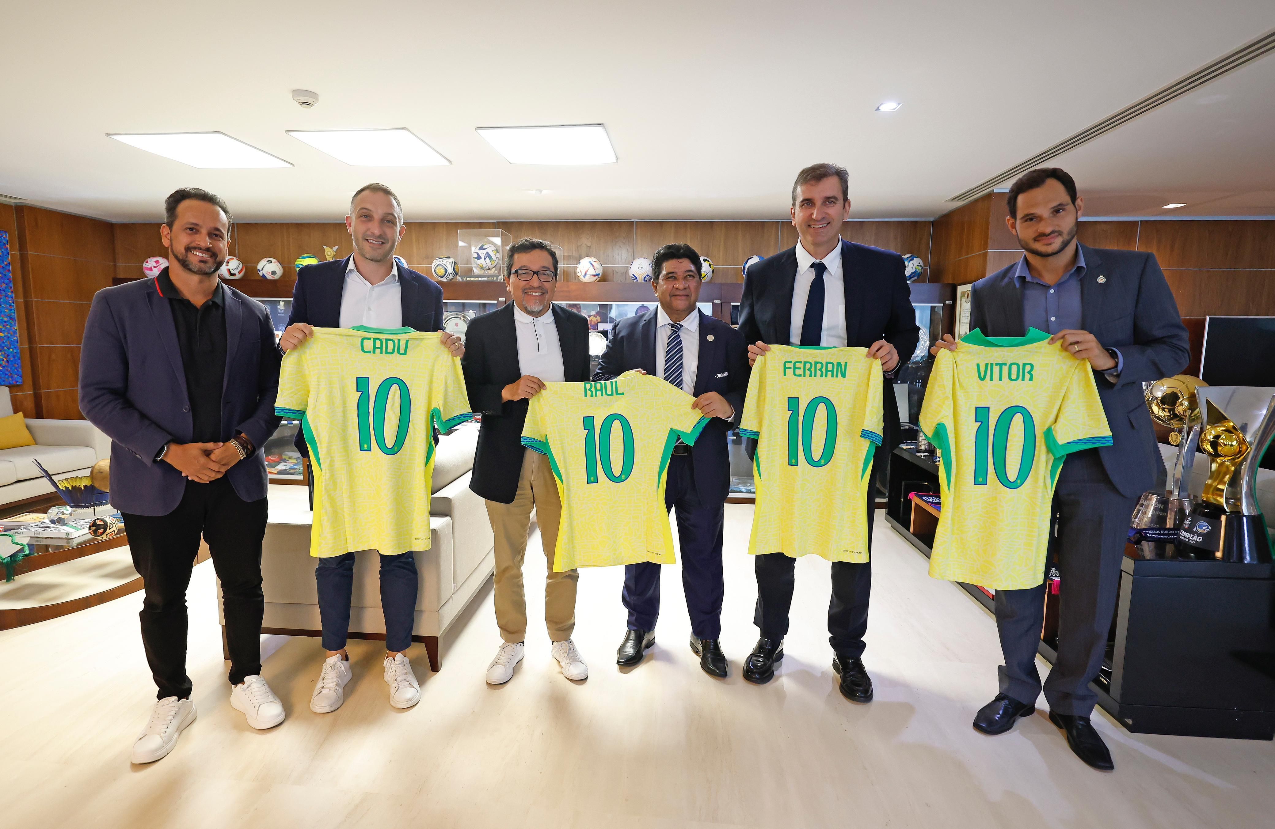 CBF recebe visita de executivos do Grupo City, dono do Bahia