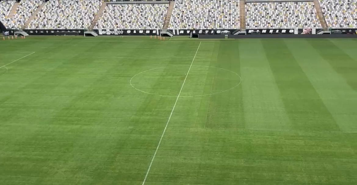 Atlético x Flamengo: veja estado do gramado da Arena MRV na véspera da final