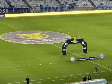 Condição do gramado antes de jogo pelo Brasileirão aparentava ser boa