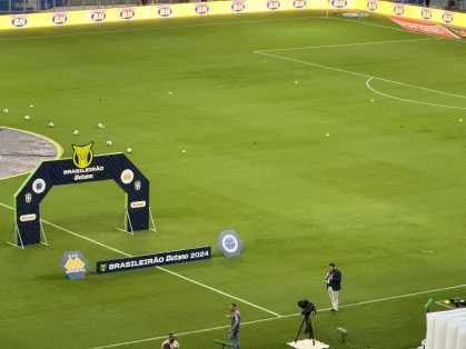 Condição do gramado antes de jogo pelo Brasileirão aparentava ser boa