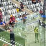 Atlético x Flamengo: público da Arena MRV sente efeitos de gás de pimenta usado fora do estádio