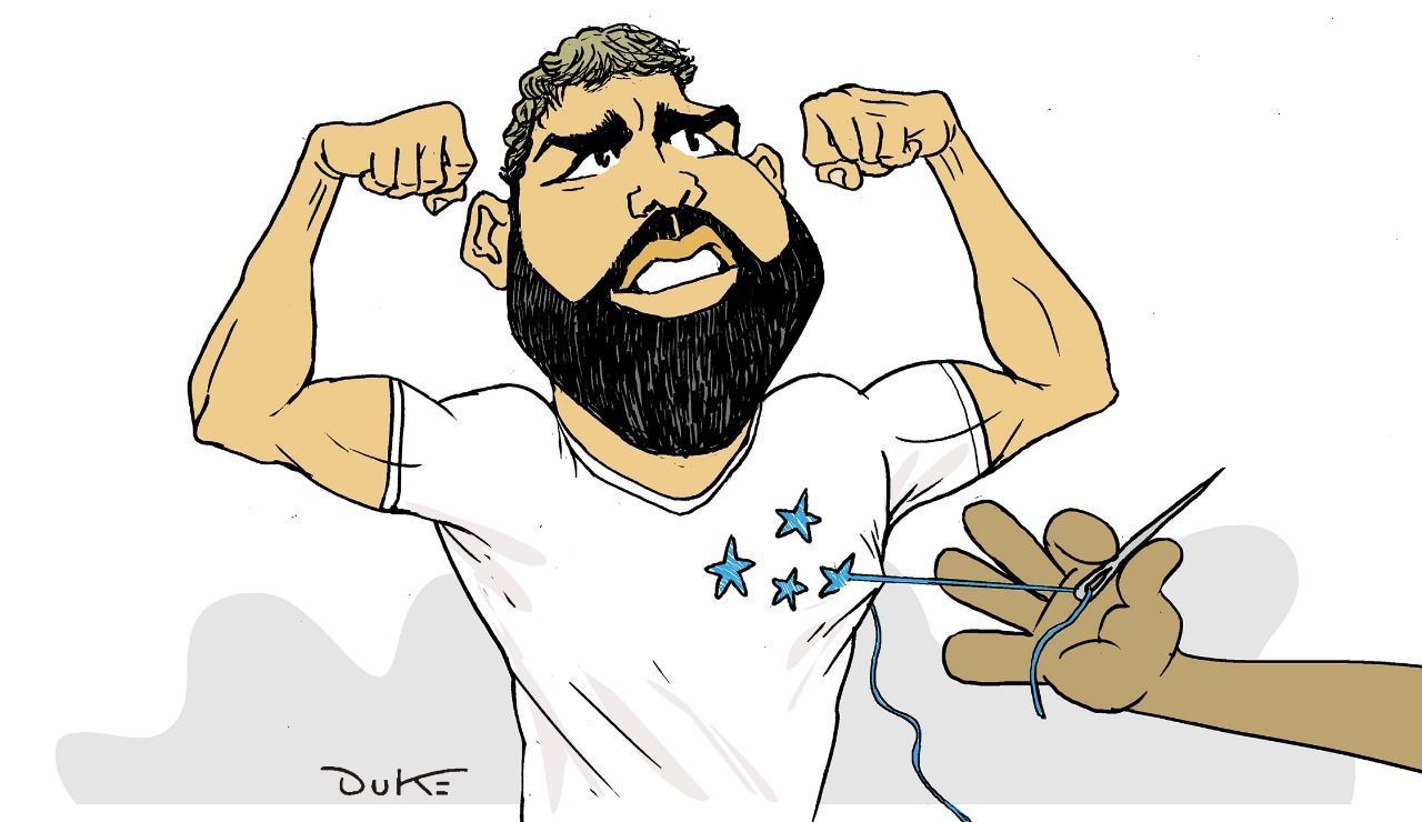 Charge do Duke: Gabigol no Cruzeiro