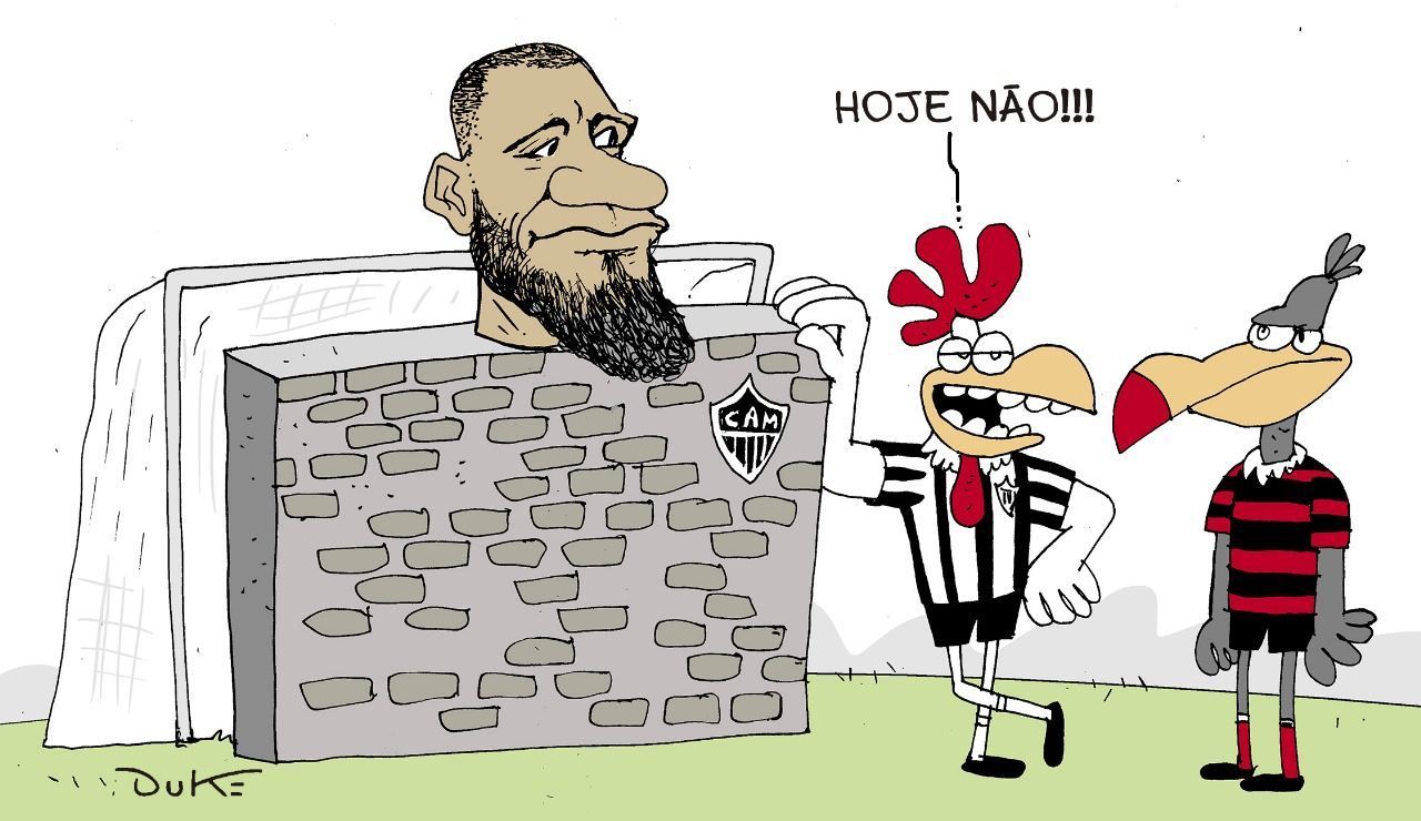 Charge do Duke: Everson impede nova vitória do Flamengo sobre o Atlético