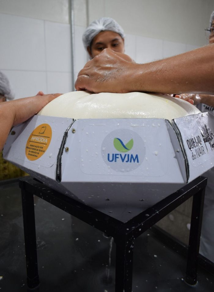 Forma em formato de diamante foi feita artesanalmente