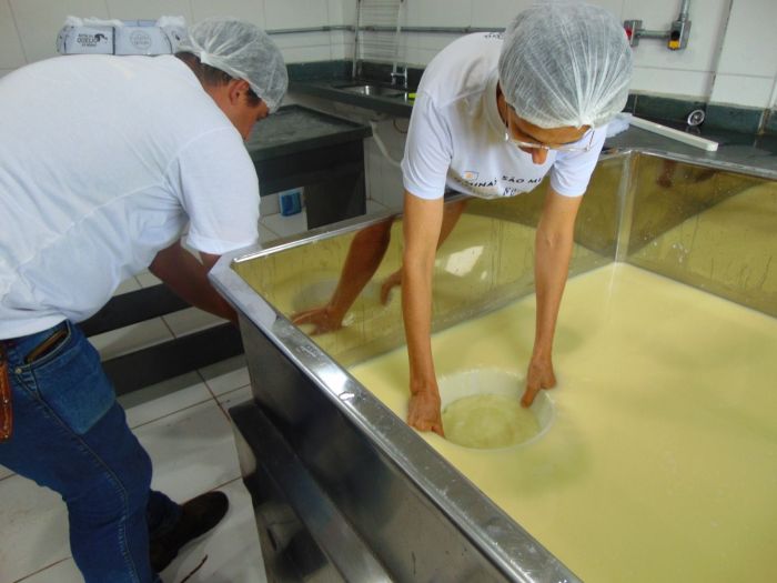 Primeira etapa do processo de fabricação