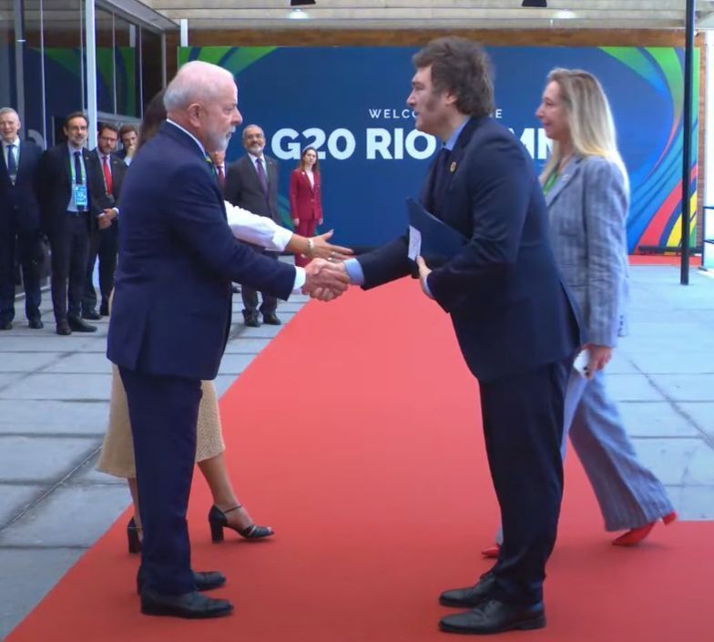 G20: Lula recepciona Milei antes do lançamento da Aliança contra a Fome