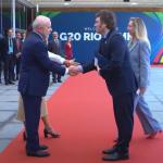 G20: Lula recepciona Milei antes do lançamento da Aliança contra a Fome