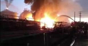 Moradores sentiram 'tremores' com explosão e incêndio em indústria petroquímica na Bahia
