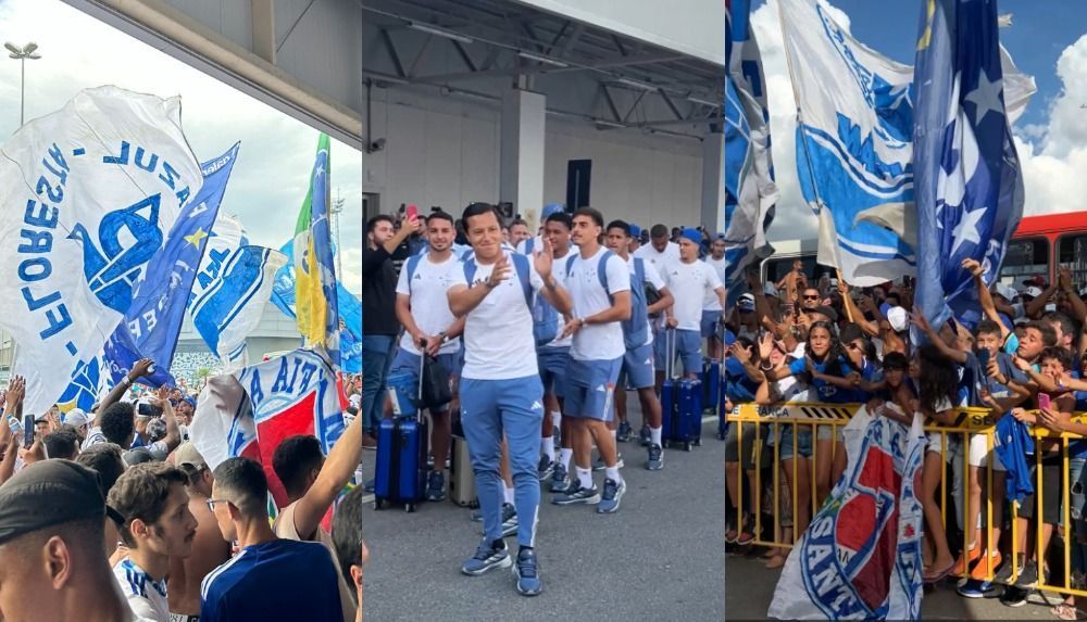 Aerozêro: com festa, Cruzeiro embarca para SP antes da final da Sul-Americana