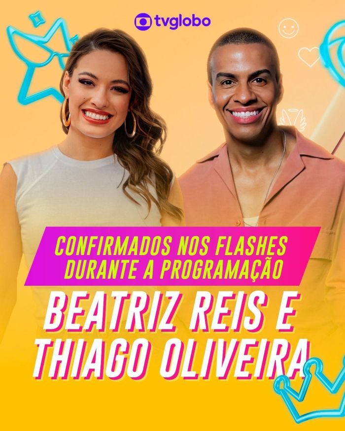 Beatriz Reis e Thiago Oliveira integram equipe do BBB 25