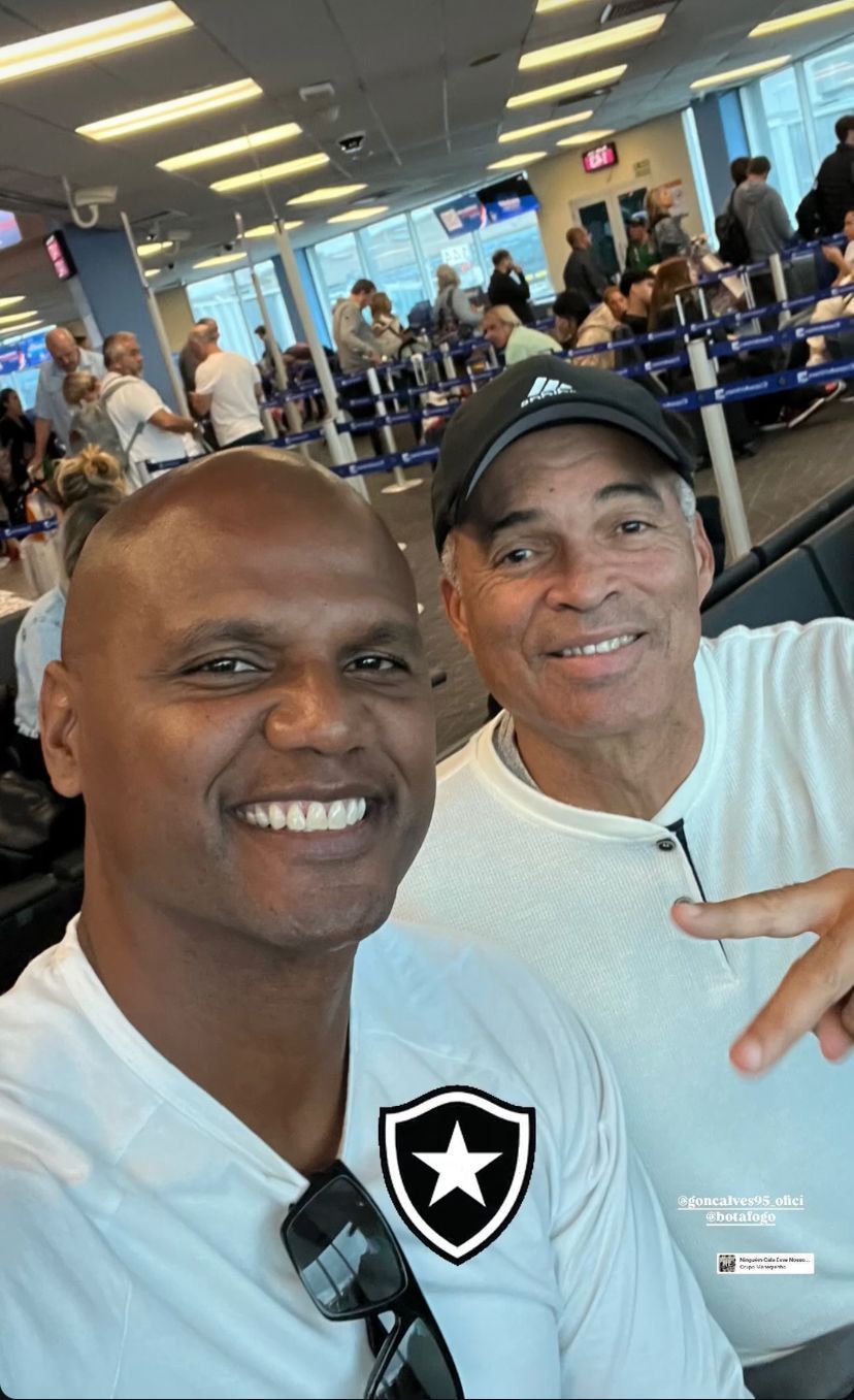 Ídolos do Botafogo chegam a Buenos Aires para acompanhar a final da Libertadores