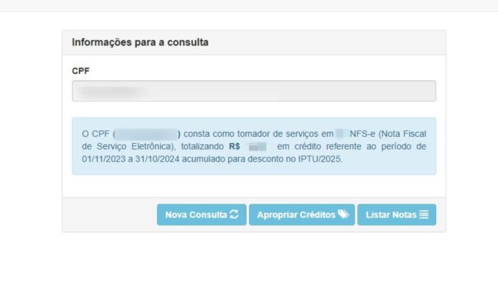 Resgate de créditos para desconto no IPTU 2025 em BH