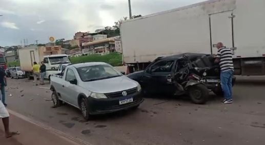 Imagens do acidente no Anel Rodoviário em BH nesta sexta-feira (29)