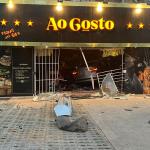 Motorista com sintomas de embriaguez invade e destrói loja do Ao Gosto Carnes em BH