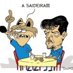 Charge do Duke: a possível saída de Diniz do Cruzeiro