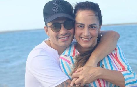 Gustavo Moura e Silvia Abravanel • Reprodução / Redes Sociais