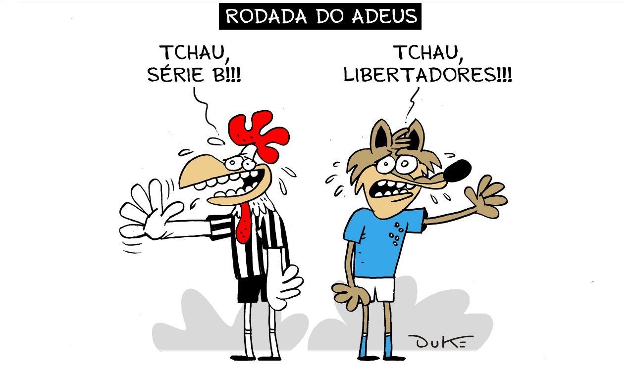 Charge do Duke | O fim do Brasileiro para Atlético e Cruzeiro