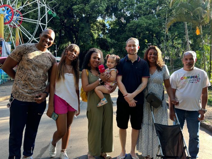 Família de Desireé visitou o Parque Municipal