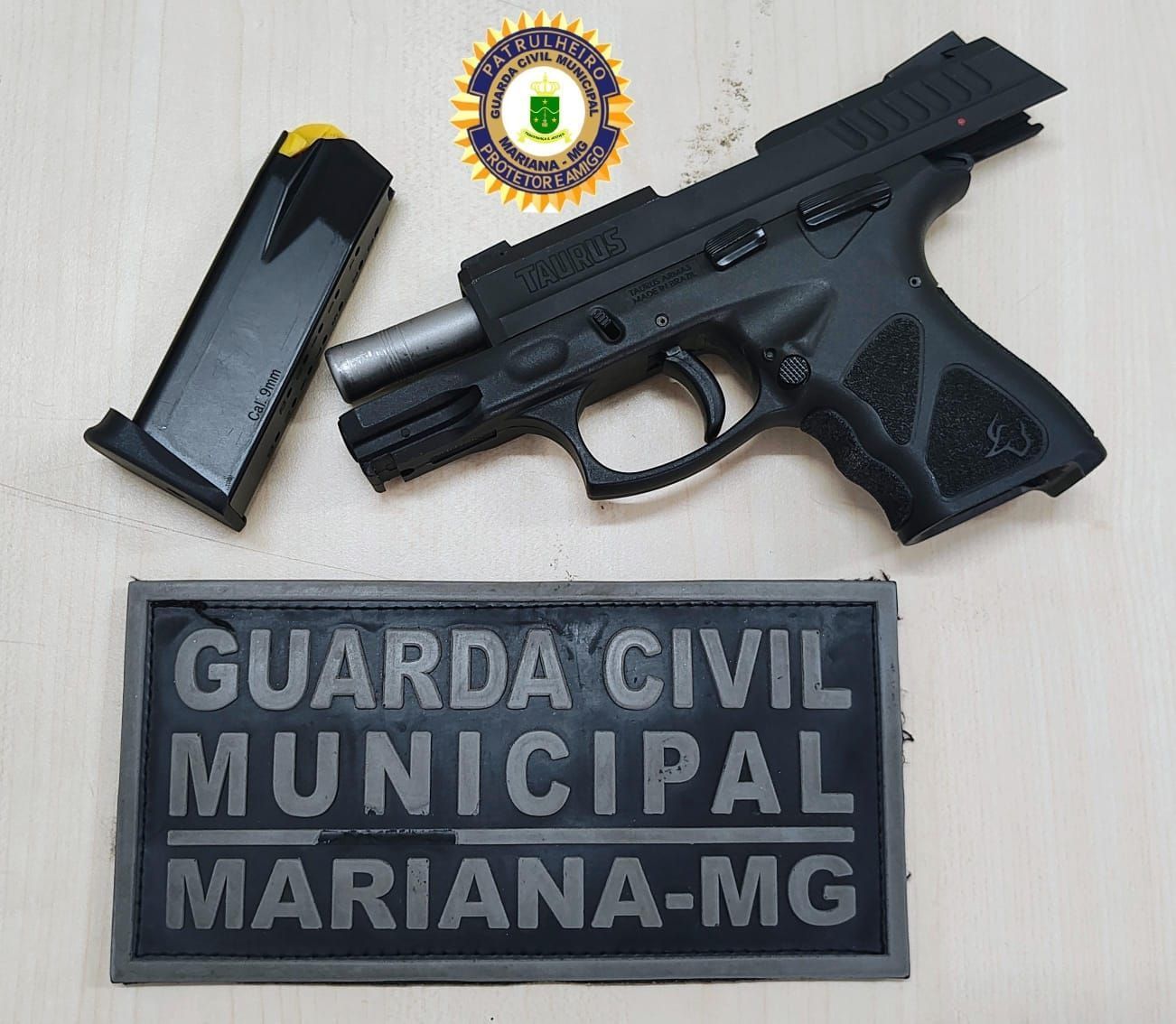 GCM recupera arma furtada de residência de vereador em Mariana
