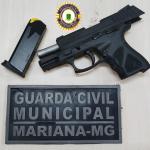 GCM recupera arma furtada de residência de vereador em Mariana