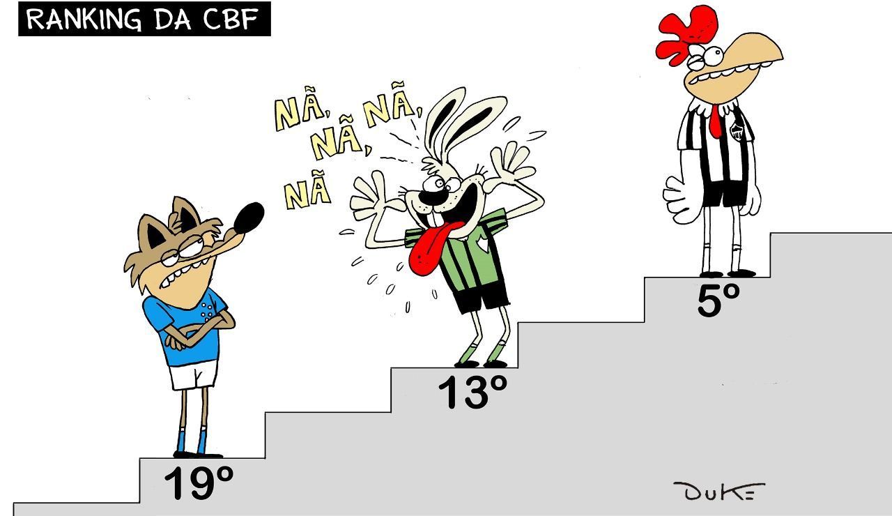 Charge do Duke: o ranking atualizado da CBF