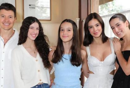 Comemoração do aniversário de Helena, filha de Rodrigo e Vera