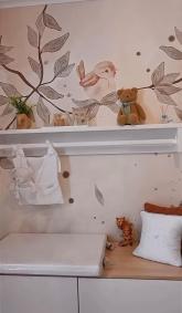 Isabel Veloso mostra detalhes do quarto do filho