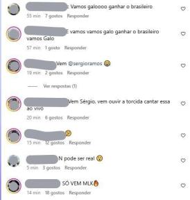 Torcedores do Atlético comentaram em publicação da Mizuno com Sergio Ramos