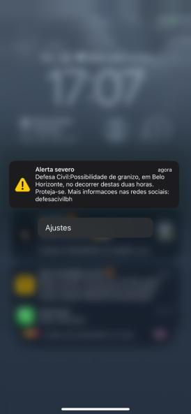 Alerta granizo 28/01