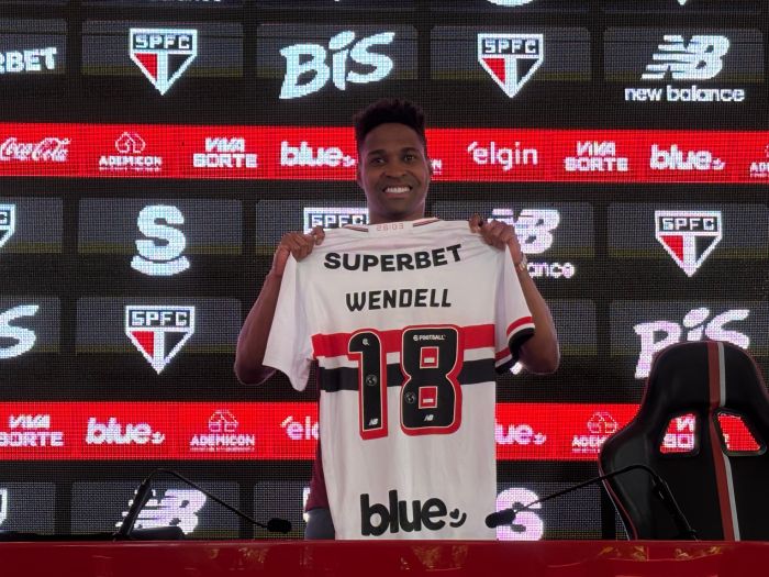 Reforço, Wendell disputará posição com Enzo Díaz no São Paulo