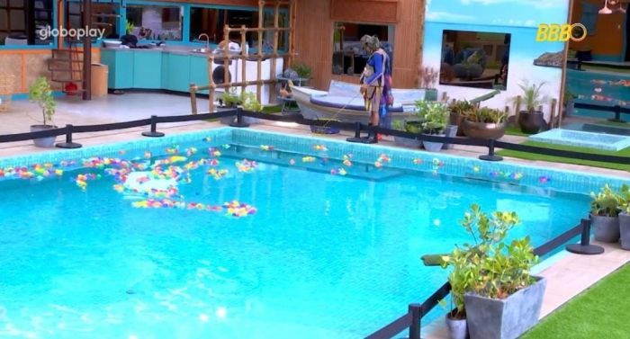 Aline 'pescando' no BBB 25