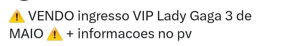 Cambistas vendem 'Ingressos VIP' de show de Lady Gaga em Copacabana