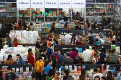 Primeiro dia da Bienal Mineira do Livro levou multidão de leitores ao Centerminas Expo, em Belo Horizonte