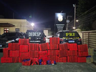 Homem é preso por transportar 864 kg de maconha na caçamba de caminhão em Minas