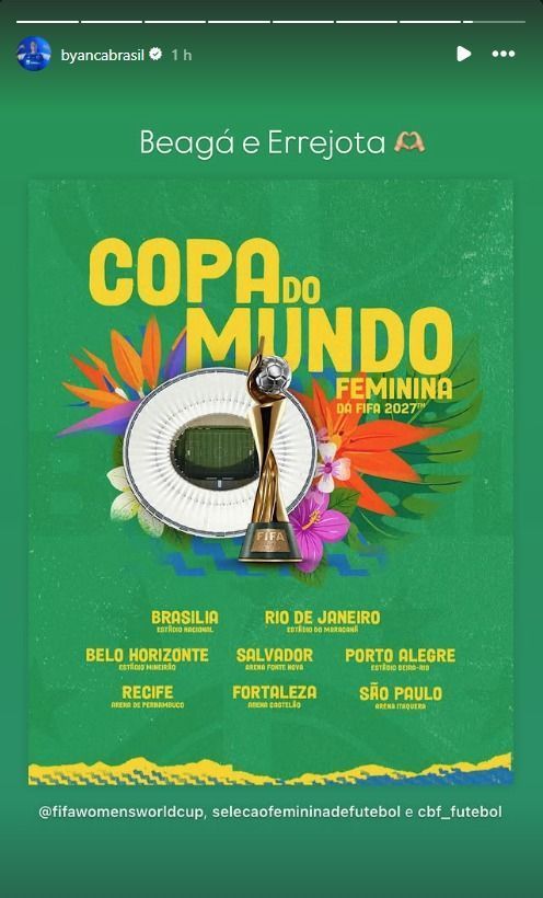 Story de Byanca Brasil no Instagram