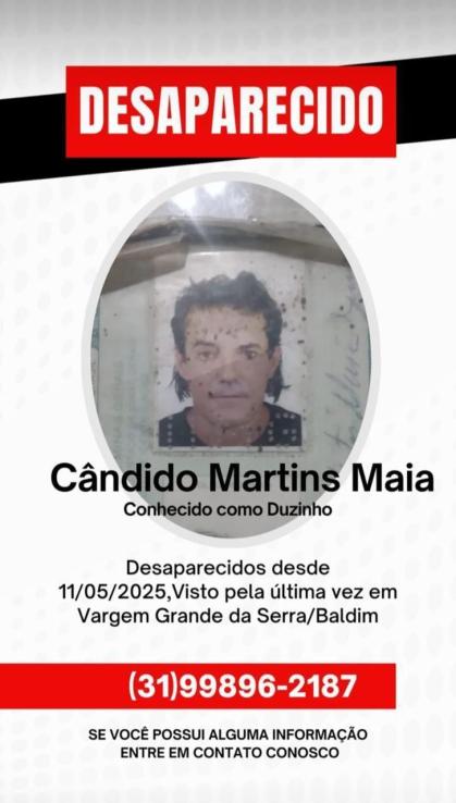 Amigos desaparecidos em Baldim