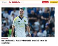 Veja manchetes de jornais europeus sobre a situação de Cristiano Ronaldo