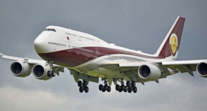 O Boeing 747-8, presenteado ao governo turco 747 jpeg
