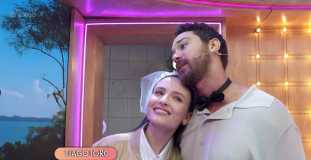 Larissa Manoela e Andre Luiz no Encontro