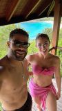 Hulk, do Atlético, curte férias nas Ilhas Seychelles