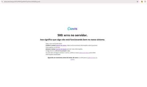 Usuários relatam problemas com Canva na manhã deste sábado (21)