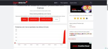 Usuários relatam problemas com Canva na manhã deste sábado (21)